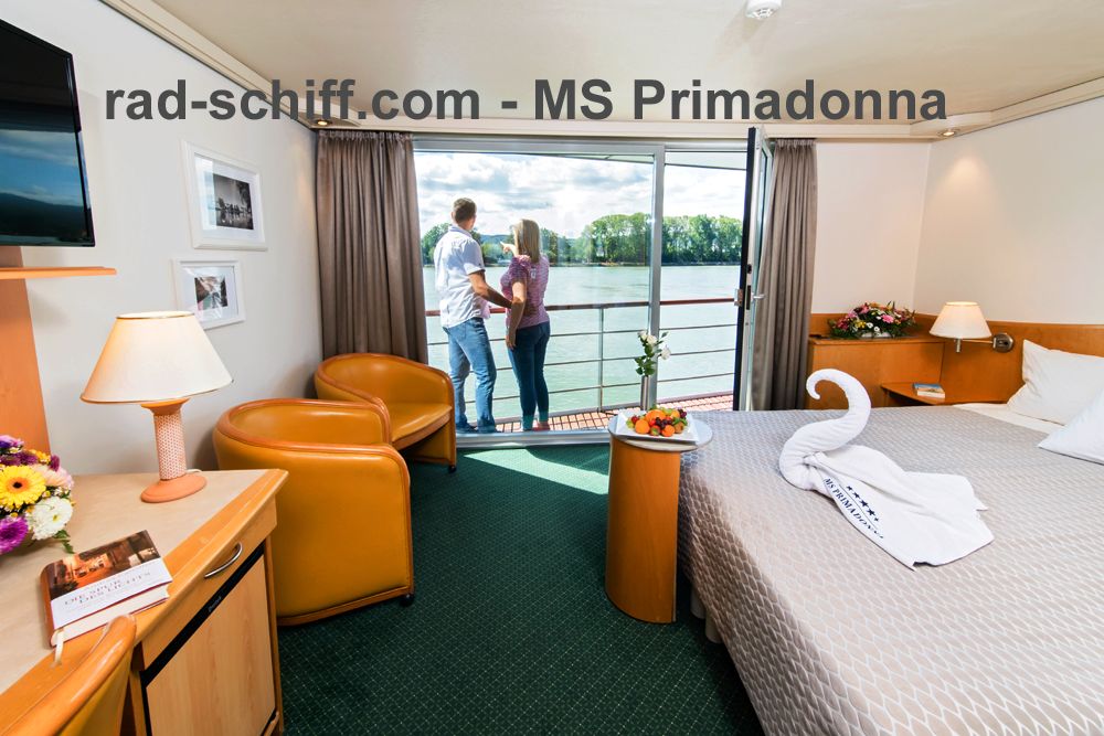 MS Primadonna - Kabine Ober-/Promenadendeck