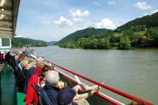 Radtour Passau-Wien - mit Schiff auf der Donau